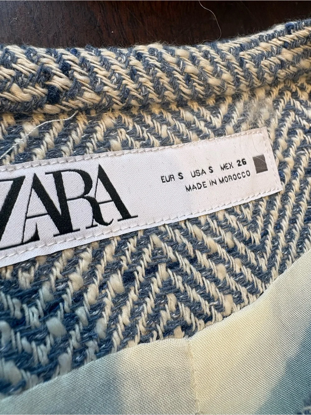 Zara tailored cropped